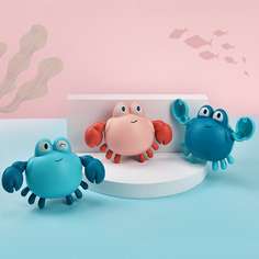 1шт детская игрушка для ванны в форме краба случайного цвета Shein