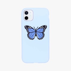 Чехол для iPhone с принтом бабочки Shein