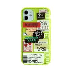 Чехол для iPhone с неоновым рисунком Shein