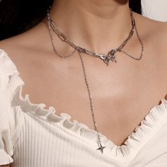 Ожерелье с бабочкой Shein