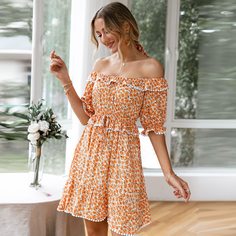 узел цветочный Бохо Платье Shein