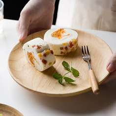 1шт деревянная тарелка для закусок Shein