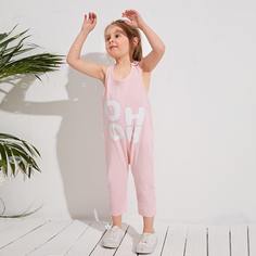 буква Повседневный Комбинезоны для девочек Shein