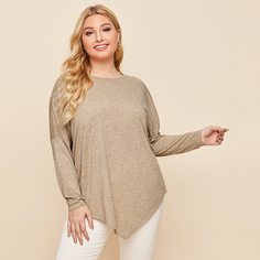 Оригинальная футболка размера плюс Shein