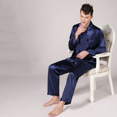 с карманами Одноцветный Повседневный Мужская домашняя одежда Shein