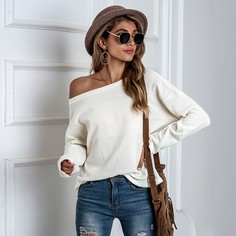 Однотонная футболка оверсайз Shein