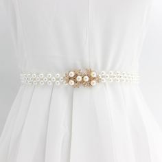 Ремень с искусственным жемчугом Shein
