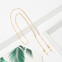 Цепочка для очков с кристаллами Shein