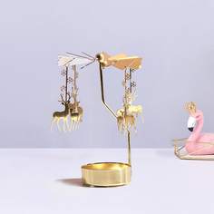Вращающийся подсвечник с подвеской из лося Shein