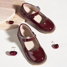Балетки из лакированной кожи для девочек Shein