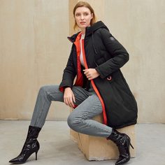 на молнии Повседневный Пальто Shein