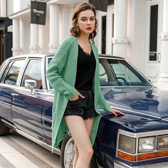 Кардиган с карманом Shein