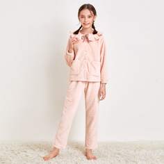 Плюшевая пижама для девочек Shein