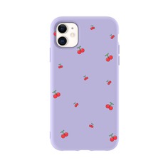 Чехол для iPhone с принтом вишни Shein