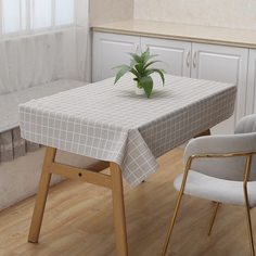 Водонепроницаемая скатерть в клетку Shein