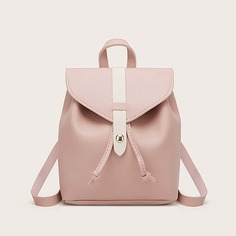 Минималистский рюкзак на кулиске для девочек Shein