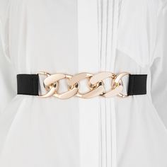 Эластичный ремень с цепочкой Shein
