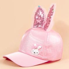 Бейсболка с блестками для девочек Shein