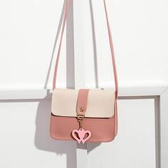 Двухцветная сумка через плечо Shein