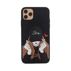 Чехол для iPhone с мультипликационным рисунком 1шт Shein