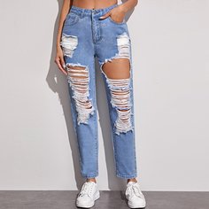 Рваные джинсы Shein