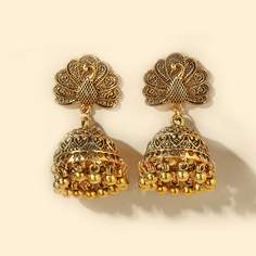 Jhumka серьги-подвески с бахромой Shein