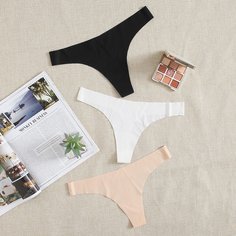Одноцветный Трусики Shein