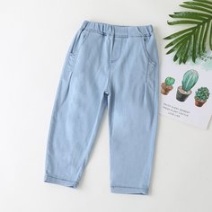 Карман Джинсы для девочек Shein