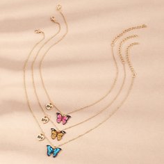 Бабочка Детские Ожерелья Shein