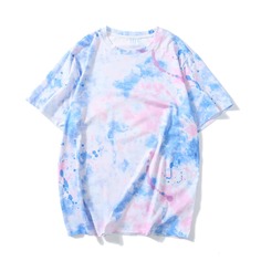 Мужская футболка с короткими рукавами и принтом тай-дай Shein