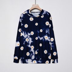 Со цветочками Повседневный Свитшоты Shein