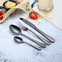 Набор столовых приборов из нержавеющей стали 4шт Shein