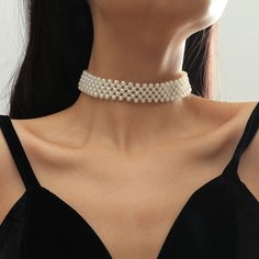 Ожерелье с искусственными жемчугами Shein