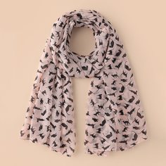Шарф с животным принтом Shein