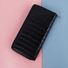 Длинный кошелек с тиснением под крокодила Shein