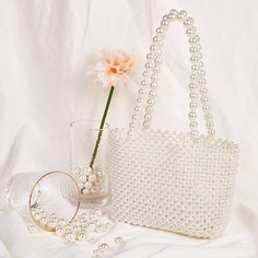 Винтажная Сумка Из Бусин Shein