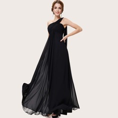 Платье на одно плечо со сборками Shein