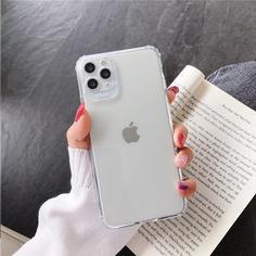 1шт прозрачный чехол для iPhone Shein