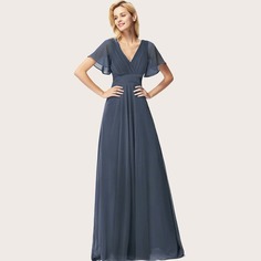 Шифоновое платье со сборками Shein