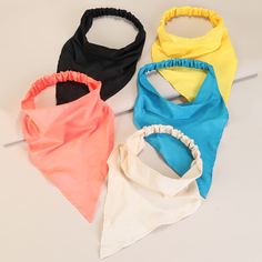 Однотонная повязка для волос 5шт Shein