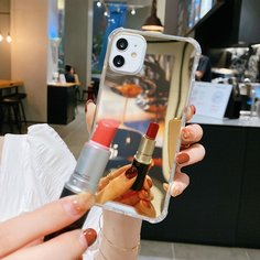 Зеркальный чехол для iPhone 1шт Shein