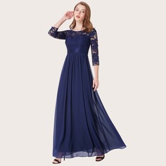 кружевное платье с молнией сзади Shein