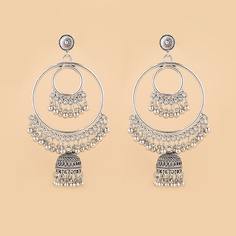 Jhumka серьги-подвески с бахромой Shein