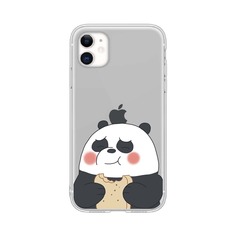 Прозрачный чехол для iPhone с мультипликационным принтом Shein