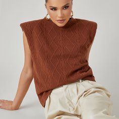сплошной жилет Shein