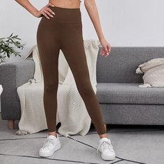 Однотонные леггинсы Shein