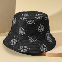 Шляпа с цветочным принтом Shein