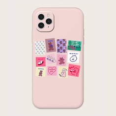 Чехол для iPhone с мультипликационным медведем Shein