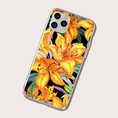 Чехол для iPhone с цветочным принтом Shein
