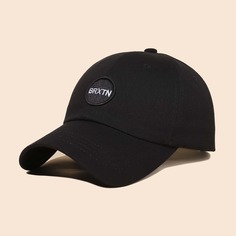 Мужская бейсболка с текстовой вышивкой Shein